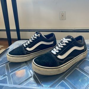 Black suede old skool vans